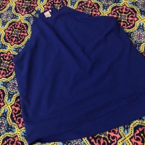 blue halter top
